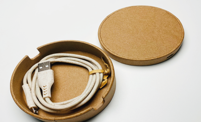 Recycled paper 10W wireless charging pad