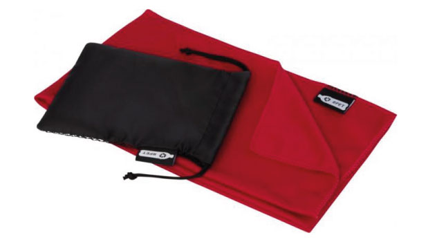 Recycled PET cooling towel red