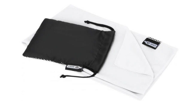 Recycled PET cooling towel white