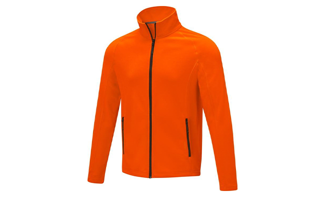 Zelus Men's Fleece Jacket Orange