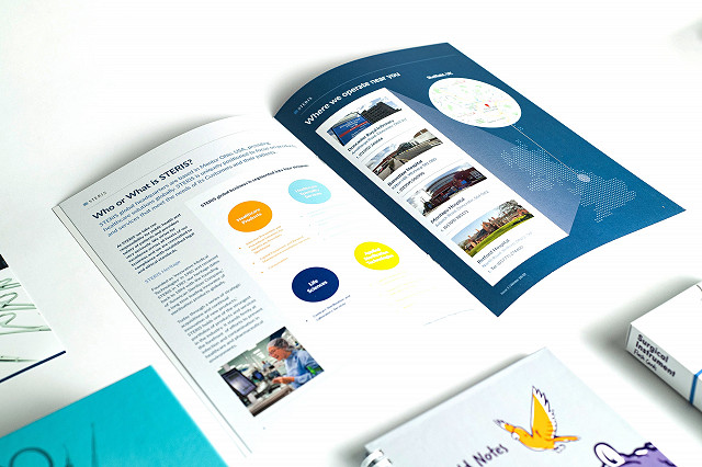 Steris Brochure Visual Print and Design
