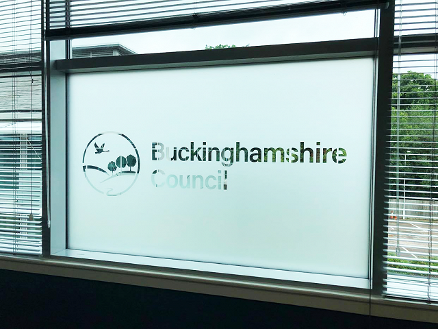 Buckinghamshire Council Signage Inside