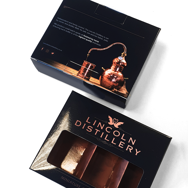 Lincoln Distillery Packaging