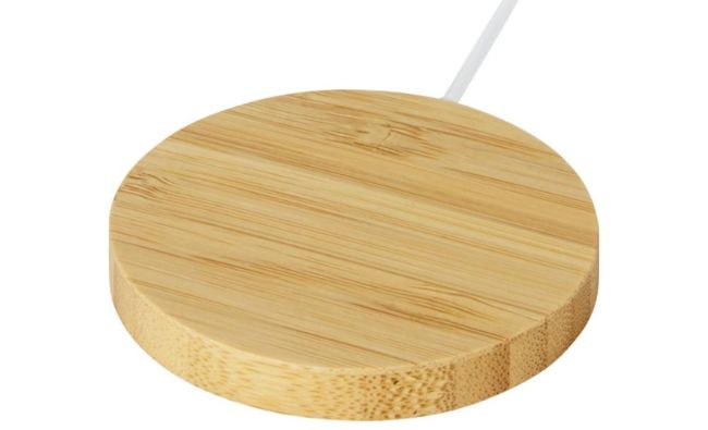 10W bamboo magnetic wireless charging pad