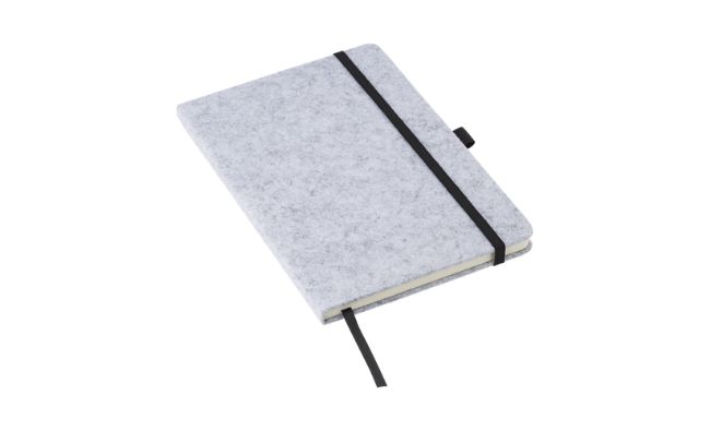 Grey felt a5 notebook