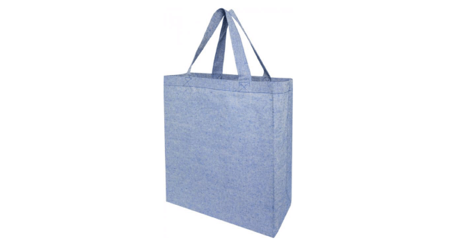 150 g/m recycled tote bag blue