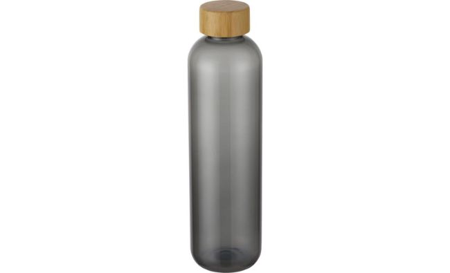 Charcoal recycled plastic water bottle