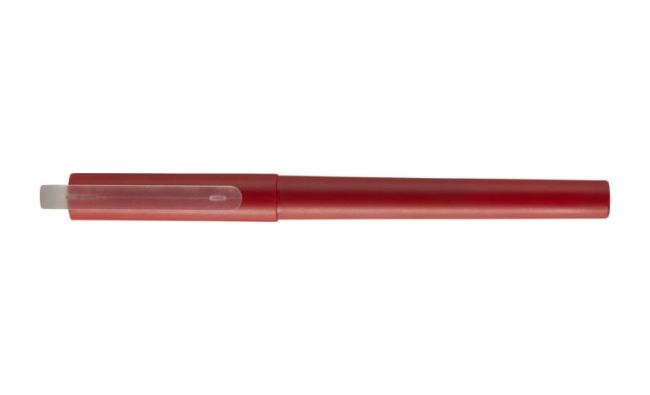 Red recycled PET gel ballpoint pen