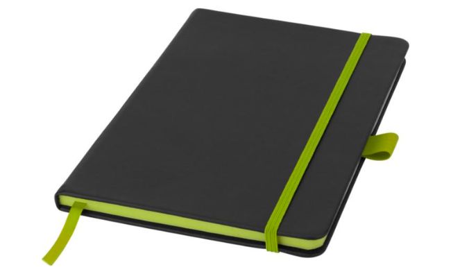 lime / black notebook
