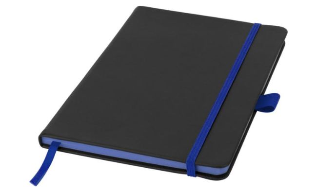 blue / black notebook