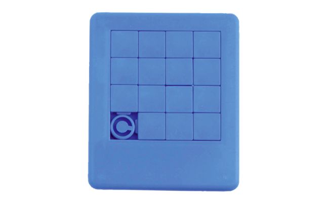 blue sliding puzzle game