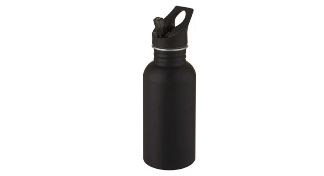 500ml stainless steel sport bottle black