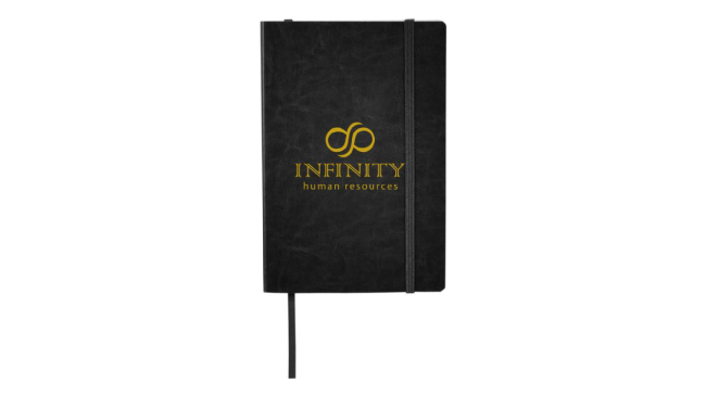A5 PU leather notebook Black