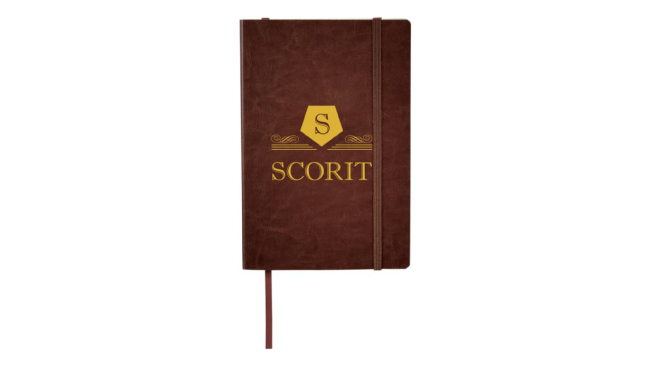 A5 PU leather notebook Brown