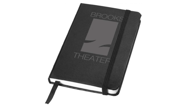 A6 hard cover pocket notebook black