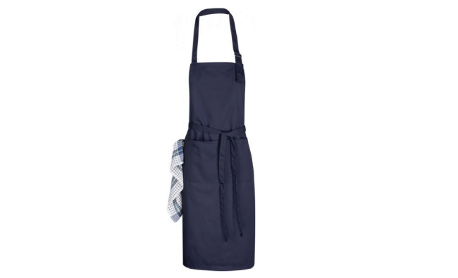 Apron with adjustable neck strap (Navy)