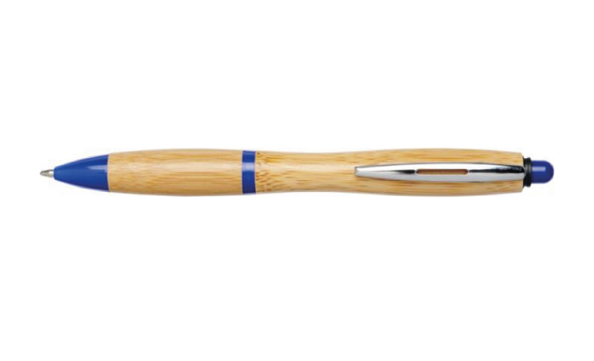 Bamboo ballpoint pen Blue