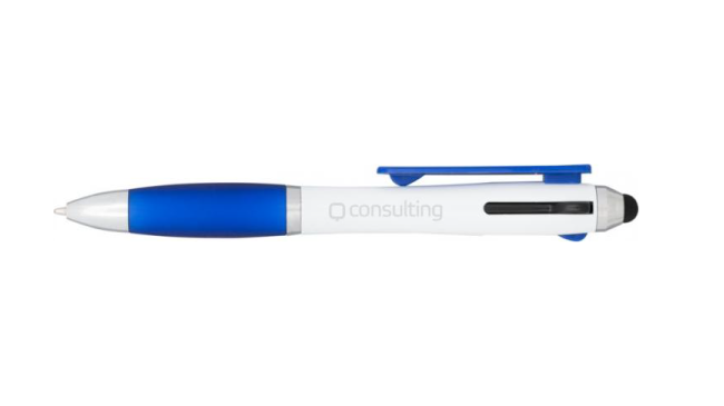 Blue Nash 4 in 1 ballpoint pen