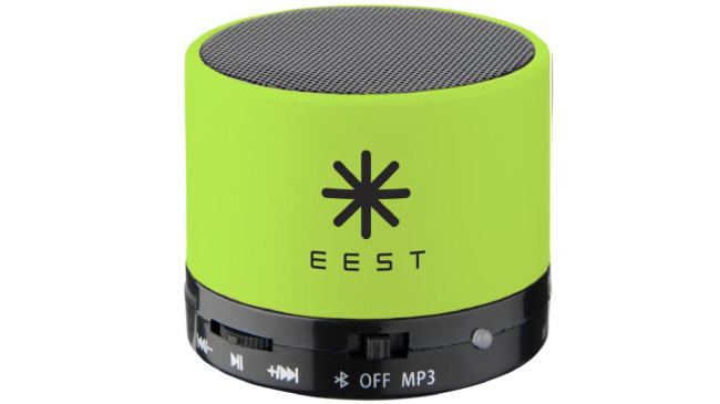 Bluetooth speaker with rubber finish Green