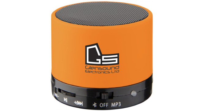 Bluetooth speaker with rubber finish Orange