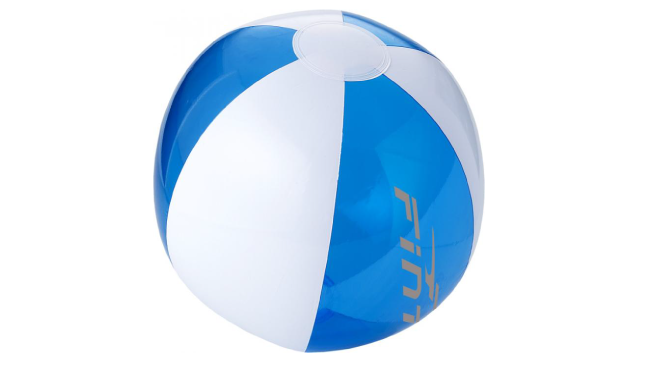 Bondi solid and transparent beach ball Blue