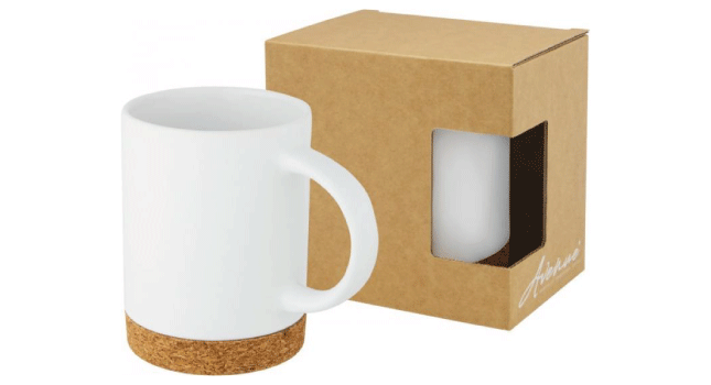 Thumbnail for Ceramic mug with cork base