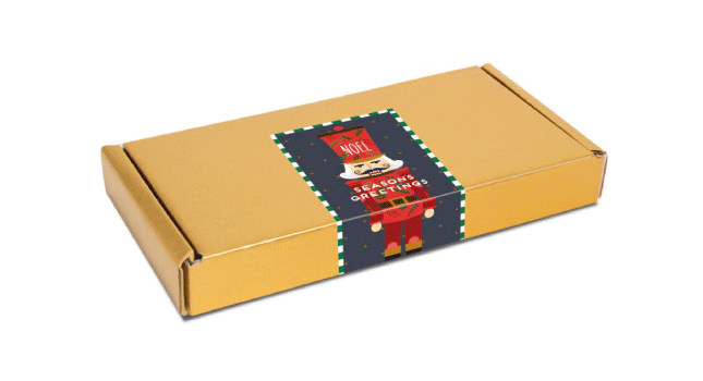 Christmas treat postal box