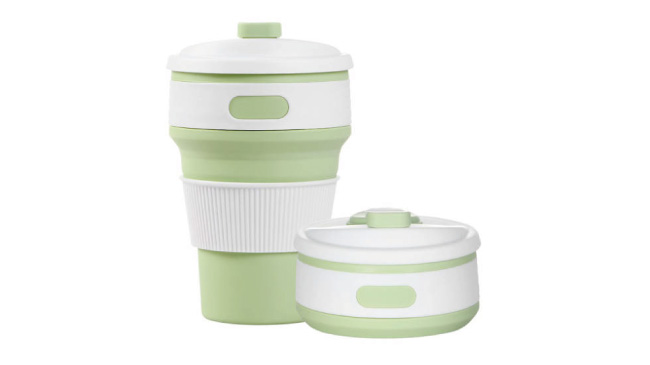 Collapsible Coffee Cups GREEN