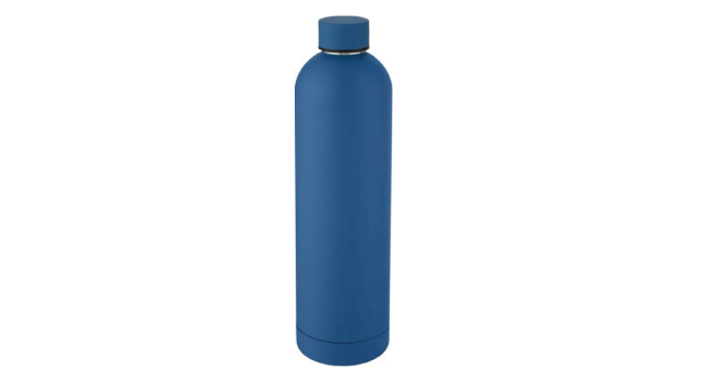 Copper Vacuum insulated bottle 1L blue