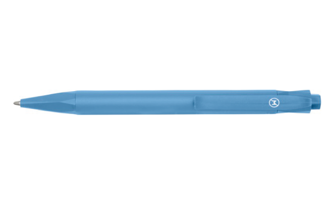 Corn plastic ballpoint pen (blue)