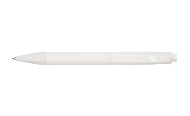 Corn plastic ballpoint pen (white)