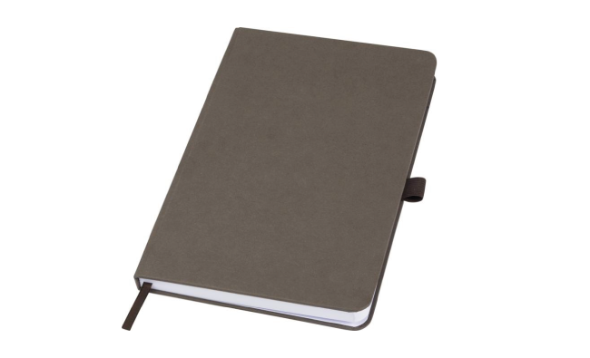 Crush paper hard cover notebook Coffee brown