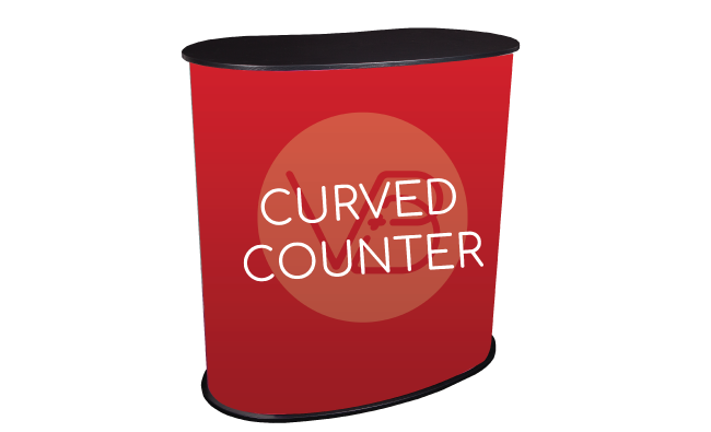 Thumbnail for Curved promotional counter