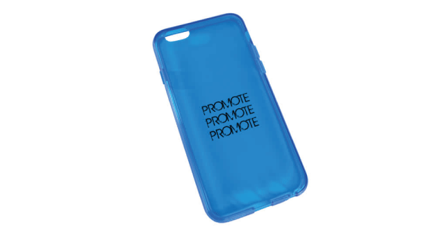 Custom smartphone case blue
