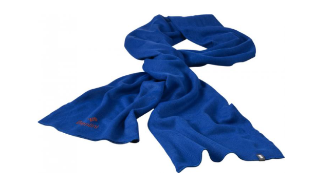 Double Layered Scarf Blue