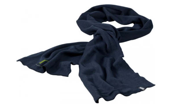 Double Layered Scarf Navy
