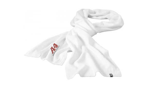 Double Layered Scarf White