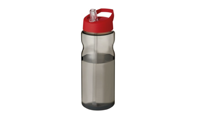 Eco 650 ml spout lid sport bottle (Red and Black)