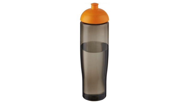 Eco 700ml sports bottle dome lid orange black