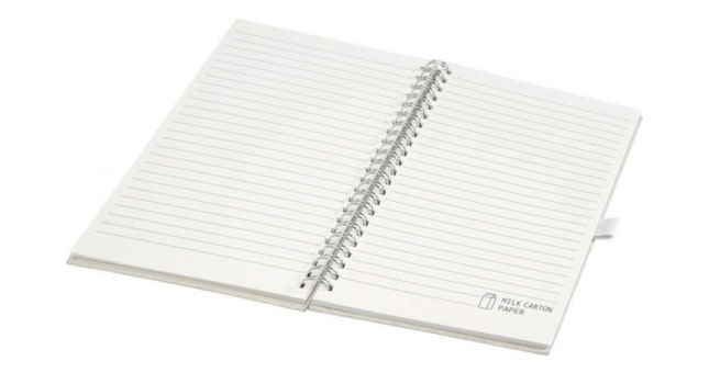 Eco A5 size reference spiral notebook Off white