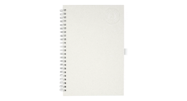 Eco A5 size reference spiral notebook - Off white