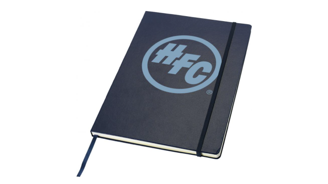 Executive A4 hard cover notebook blue