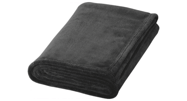 Extra soft fleece blanket black