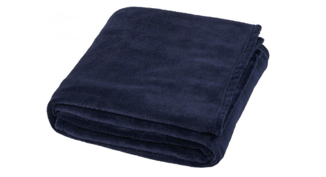 Extra soft fleece blanket dark blue