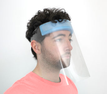 Thumbnail for Face Visors with Foam Headband