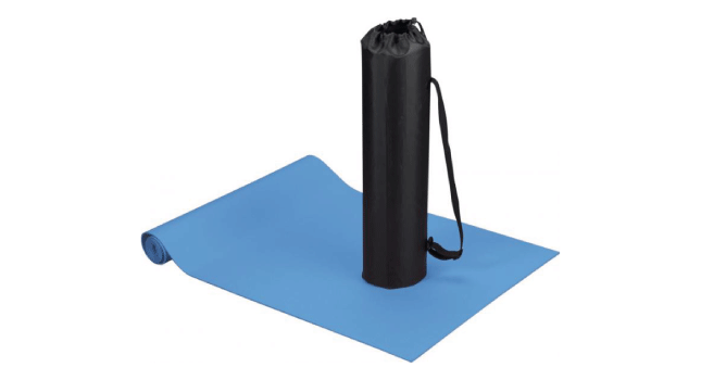 Fitness and yoga mat blue
