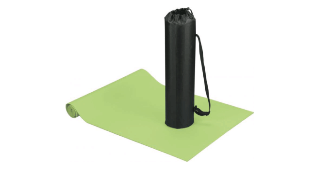 Fitness and yoga mat green