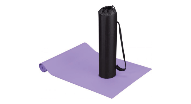 Fitness and yoga mat purple