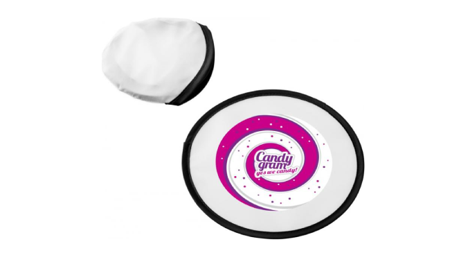 Frisbee with Pouch White