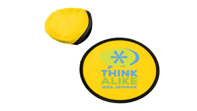 Frisbee with Pouch Yellow